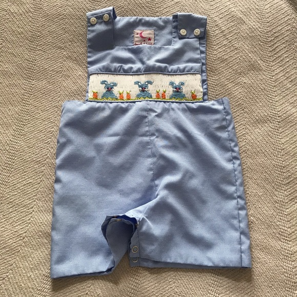 Smocked Easter Jon Jon - Picture 1 of 2